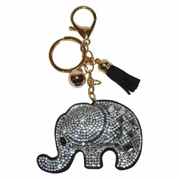 Elephant Keychains for Women Girls – Crystal Purse Charm – Backpack Charms - Picture 9 of 9